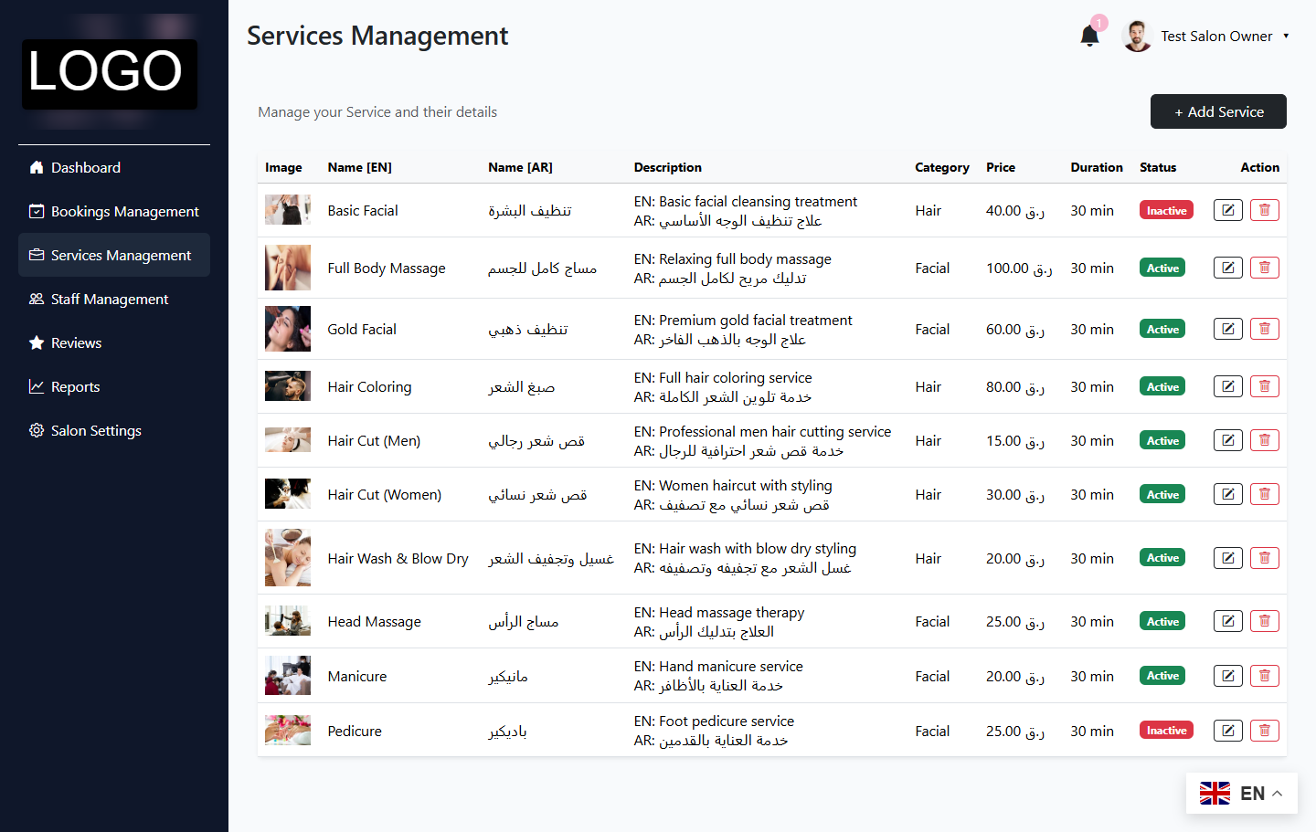 Service Management