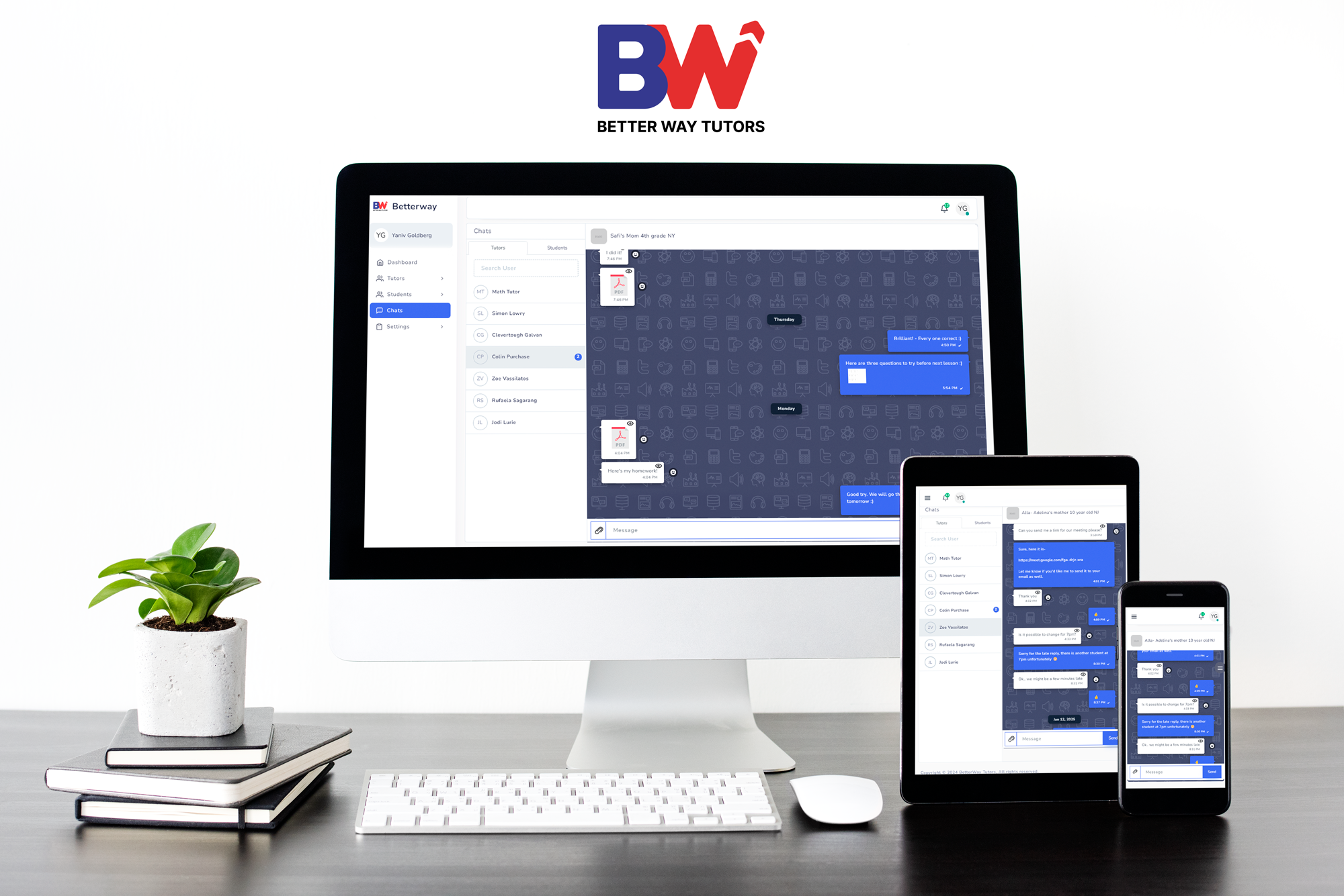 Twilio Tutor Student Communication Platform